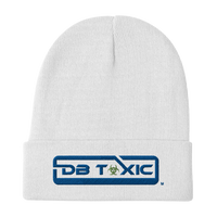 Embroidered Beanie- Blue Logo