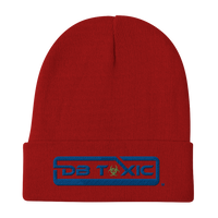 Embroidered Beanie- Blue Logo