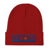 Embroidered Beanie- Blue Logo